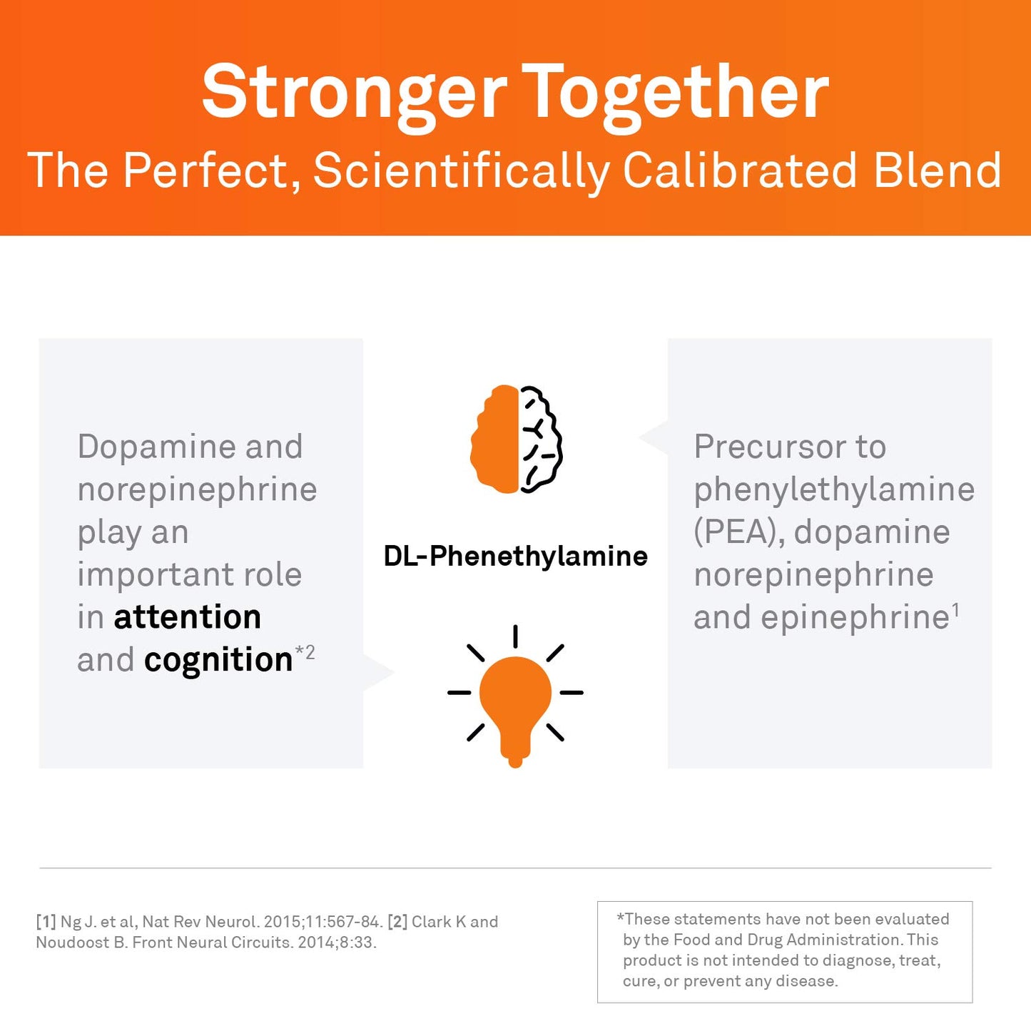 NeuroScience Focus DL Brain Supplement with L-Phenylalanine, 60 Capsules