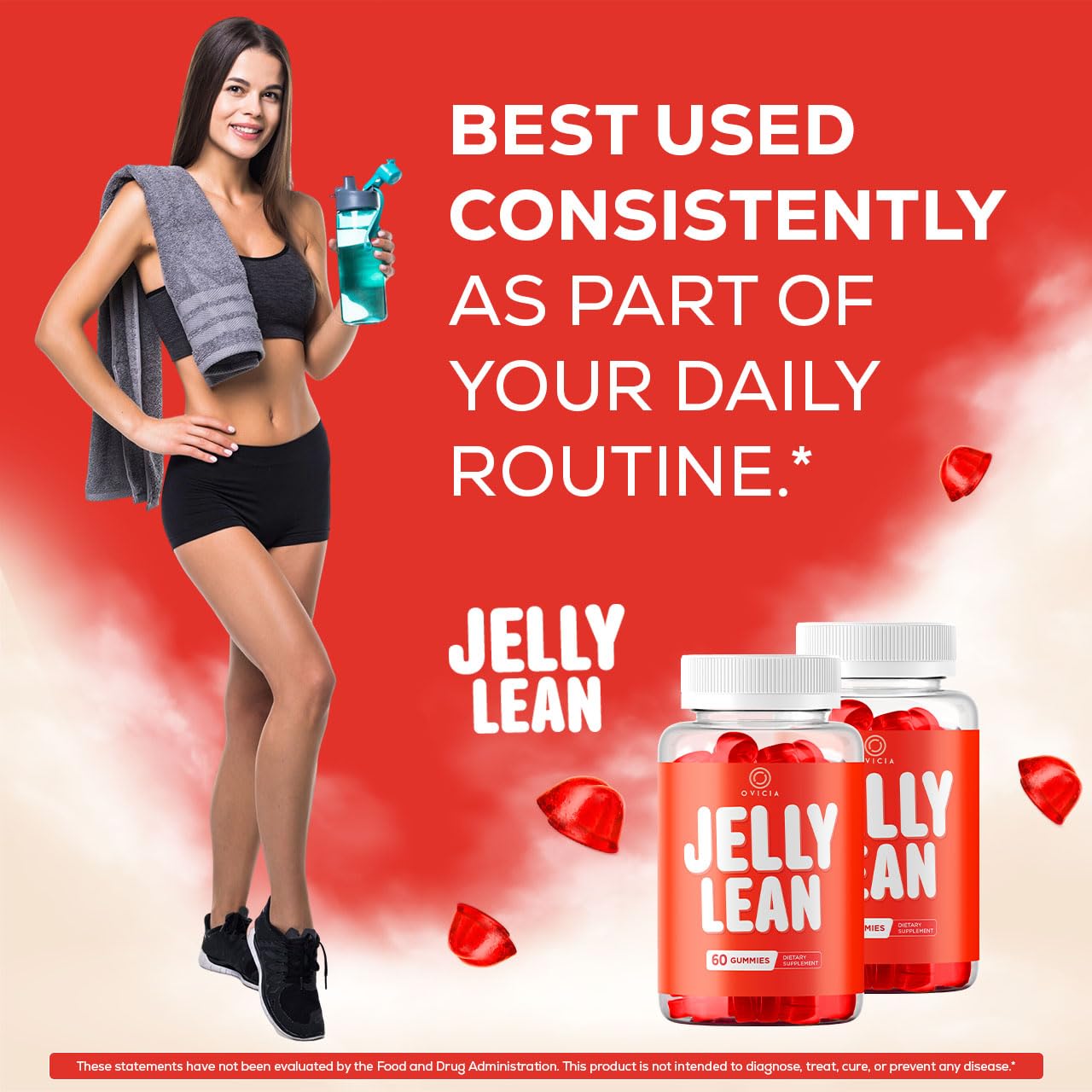 OVICIA Jelly Lean Gummies 120 Gummies