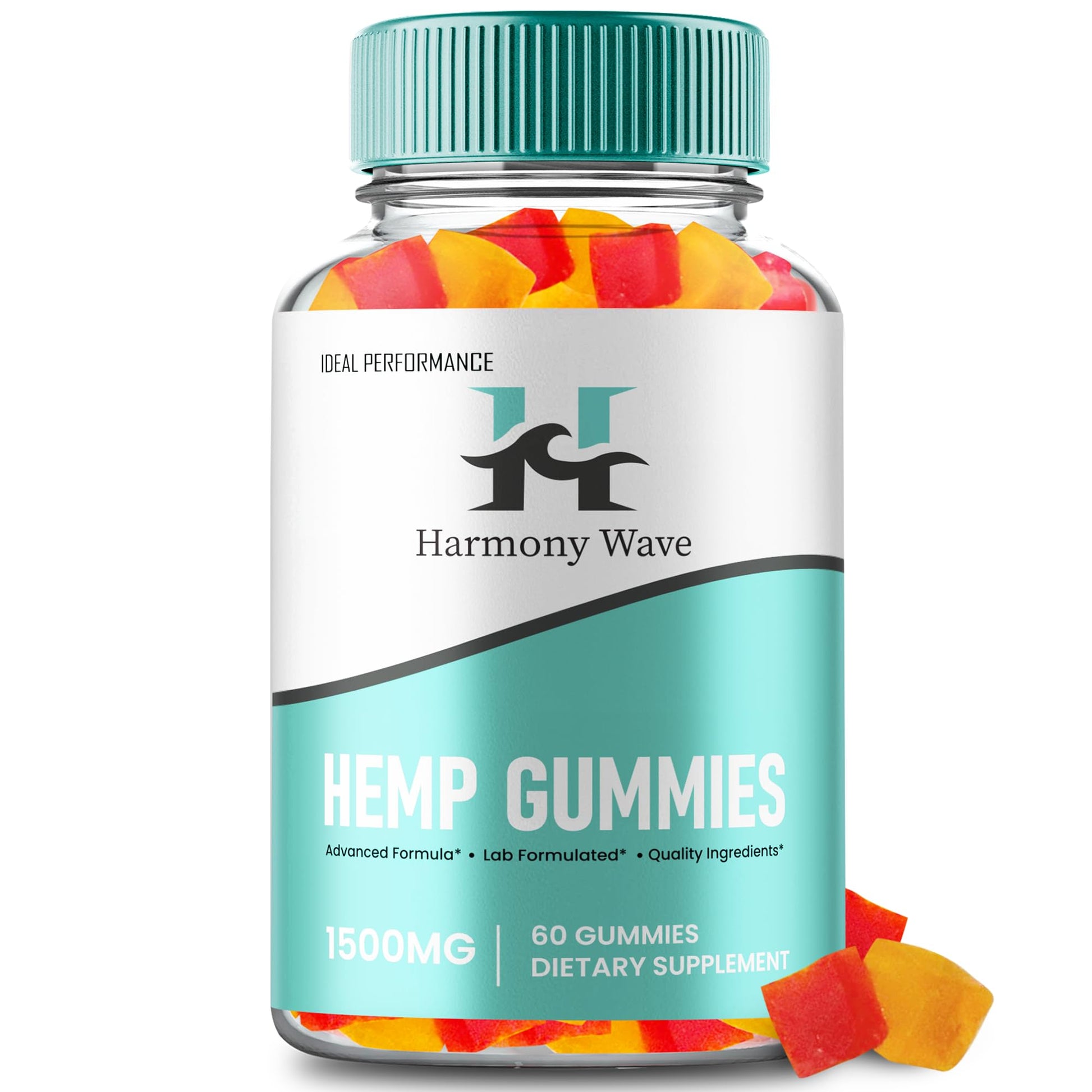 IDEAL PERFORMANCE Harmony Wave Hemp Gummies, 60 Count