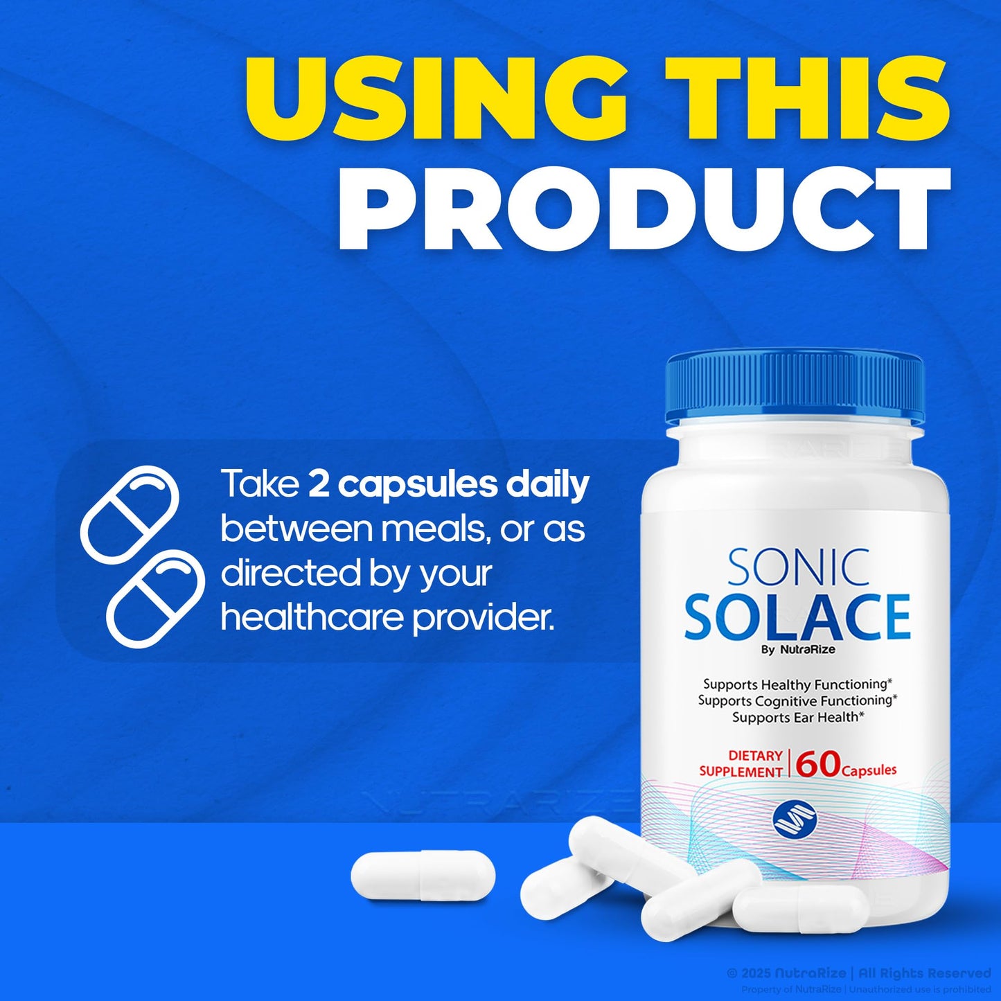 NutraRize Sonic Solace 120 Capsules