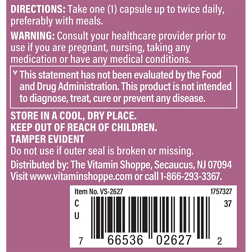 The Vitamin Shoppe Chlorophyll 100mg Natural Food Supplement, Green Capsules, 100 Count