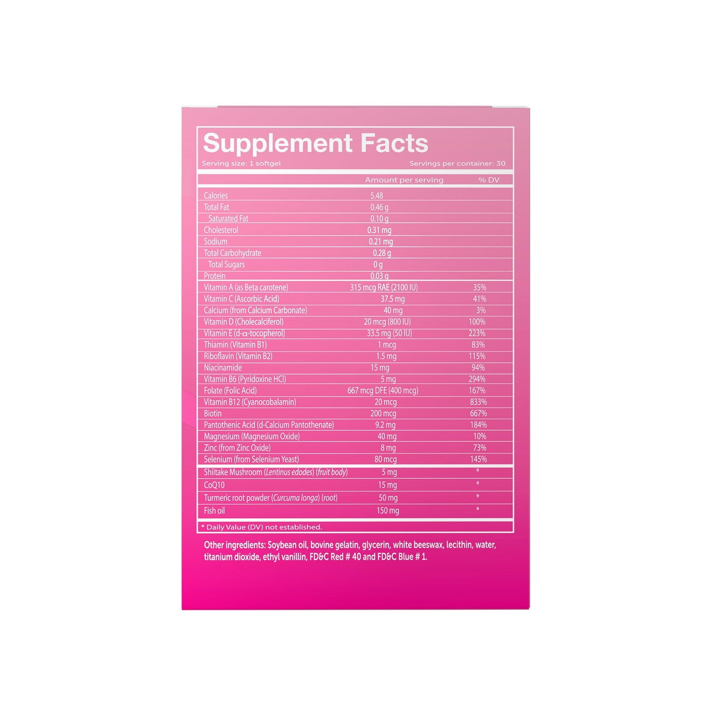 Vivioptal Vitamins Vivioptal Women Multivitamin with CoQ10 & Omega-3 Softgels, 30 Count
