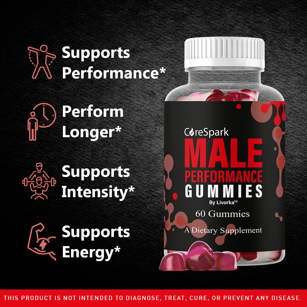 LIVORKA CoreSpark Gummies 300 Gummies