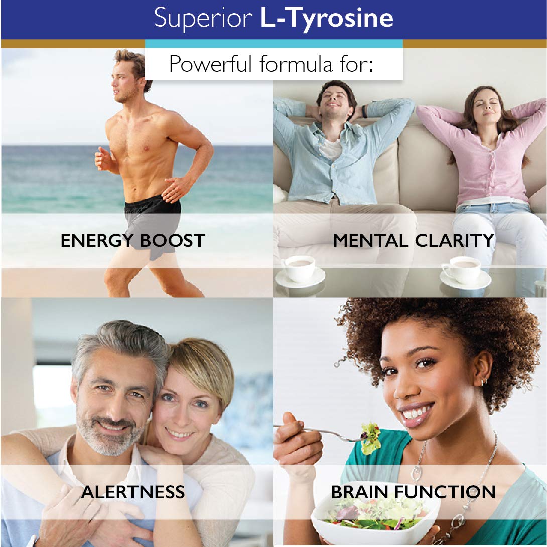 Superior Labs L-Tyrosine 500 mg Capsule, 120 Veg Caps