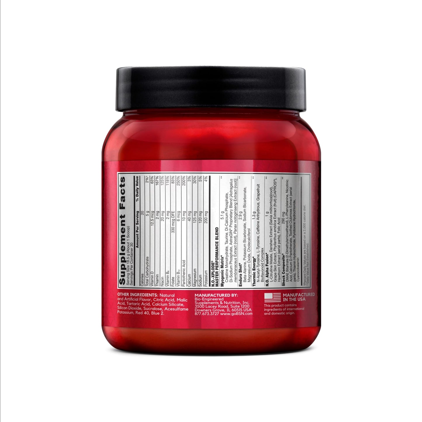 BSN N.O.-XPLODE Pre Workout Powder, 30 Servings
