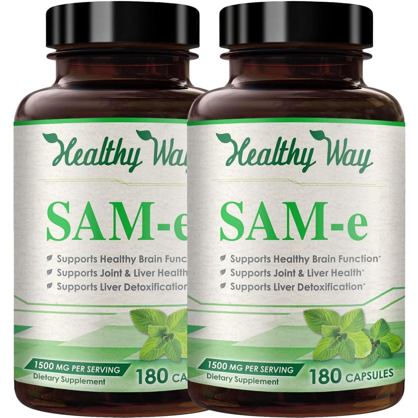 HealthyWayRx SAM-e Supplement Capsules 1500mg, 360 Capsules