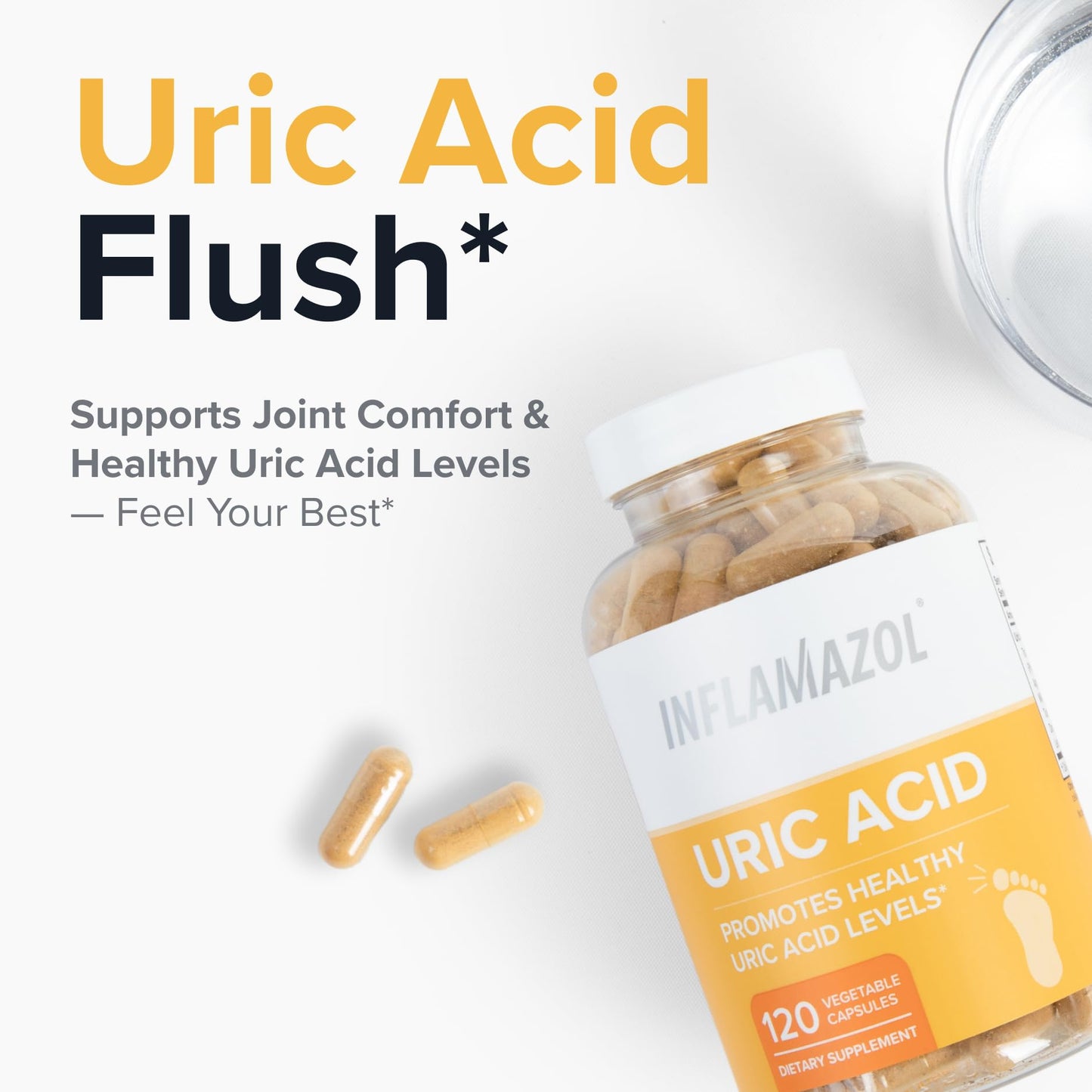 Inflamazol Uric Acid Cleanse Capsule 120 Count