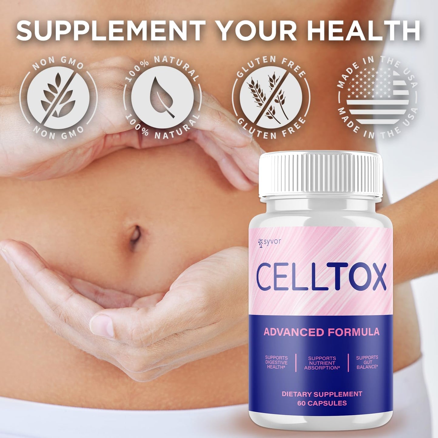 Syvor Celltox Probiotic Capsules, 300 Capsules