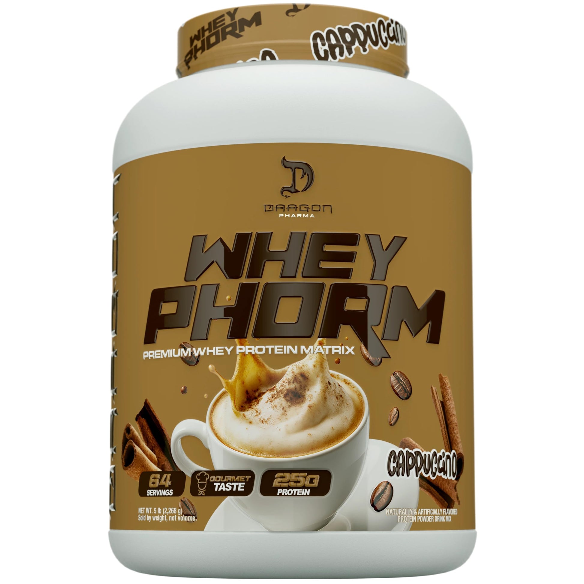 Dragon Pharma WheyPhorm Whey Protein Blend Powder, 80 Servings, 5 lb