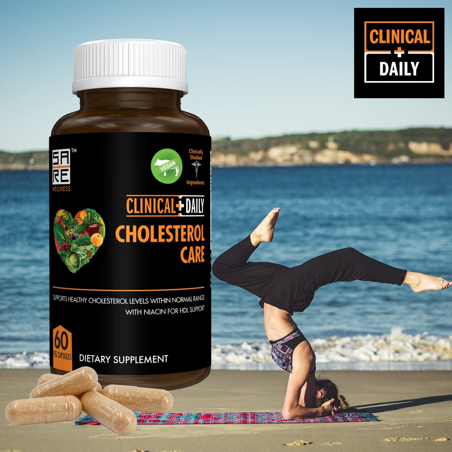 Clinical Daily Cholesterol Care Supplement 60 Capsules