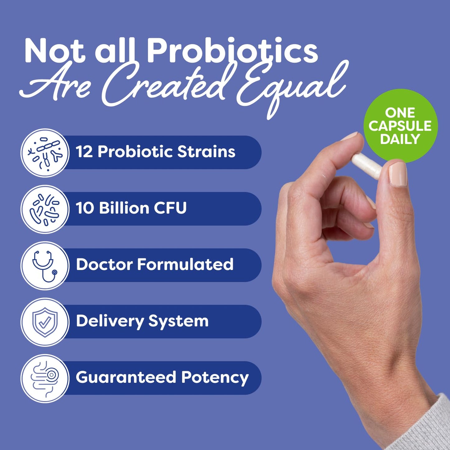 Probulin Daily Care Probiotic for Digestive and Immune Support Capsule 30 Count