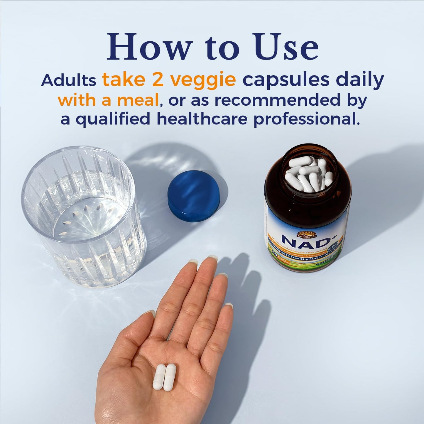 Vitalitown 5 in 1 NAD+ NMN Supplement Capsule 60 Capsules