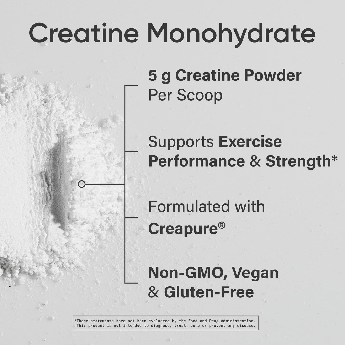Sports Research Creatine Monohydrate Powder with Creapure, 15.87 oz