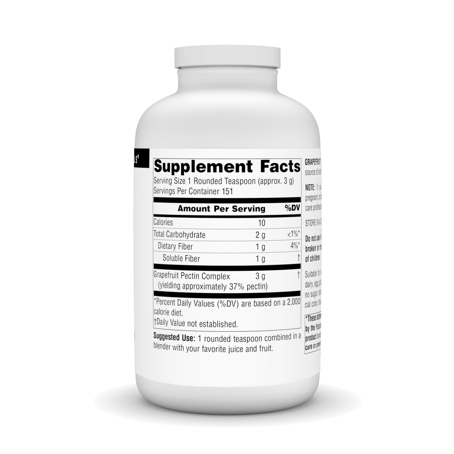 Source Naturals Grapefruit Pectin Soluble Fiber Powder 16 oz