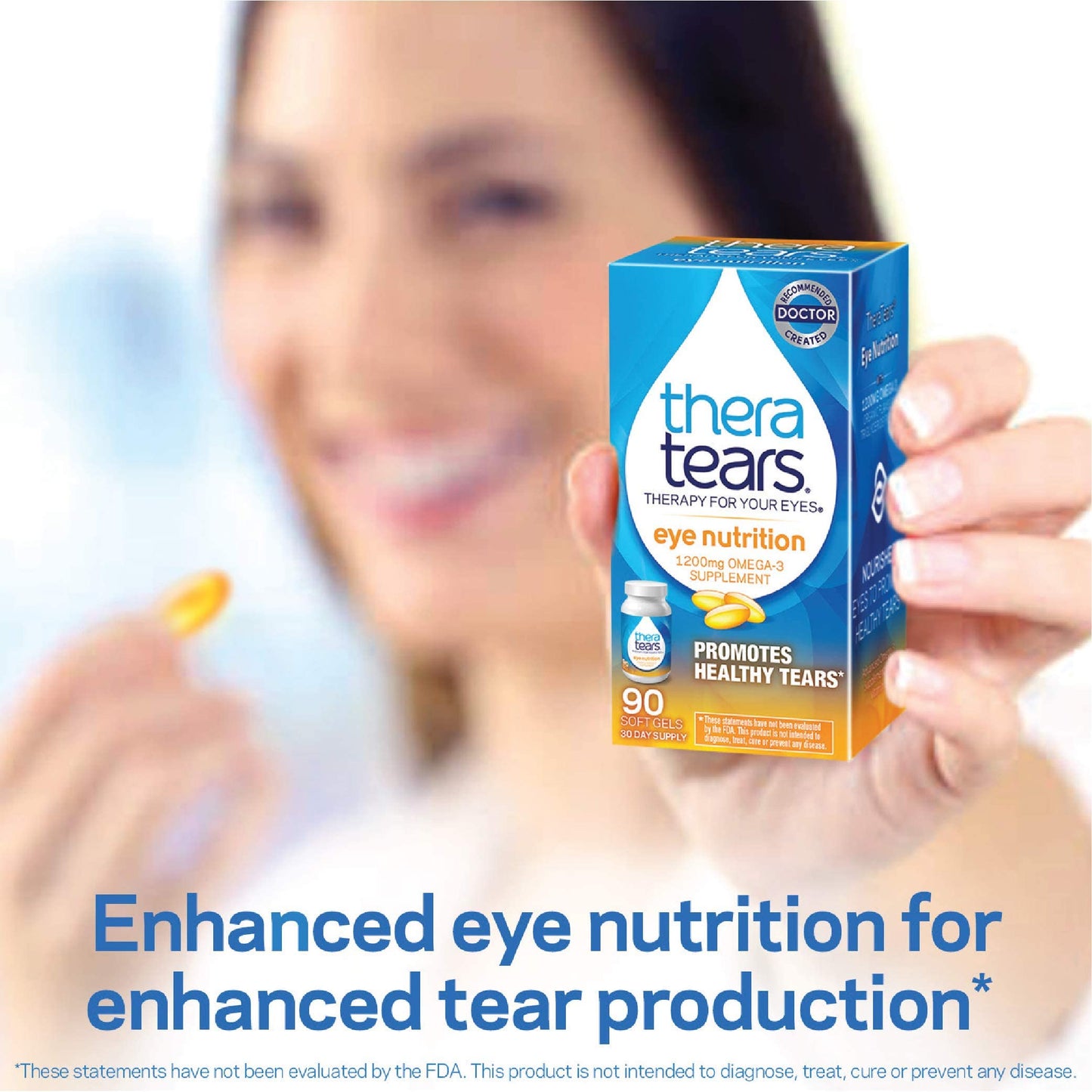 TheraTears Omega-3 Supplement 90 Capsules