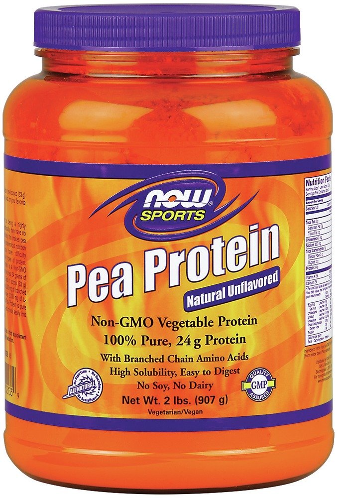 NOW Foods 100% Pure Pea Protein Powder, 64 Servings