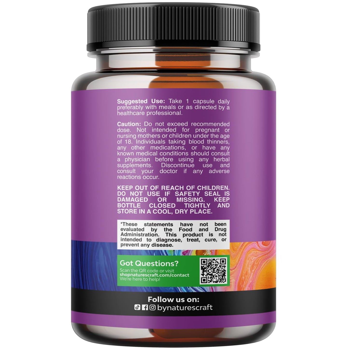 Natures Craft GLP-1 Berberine Supplement Capsule 90 Count