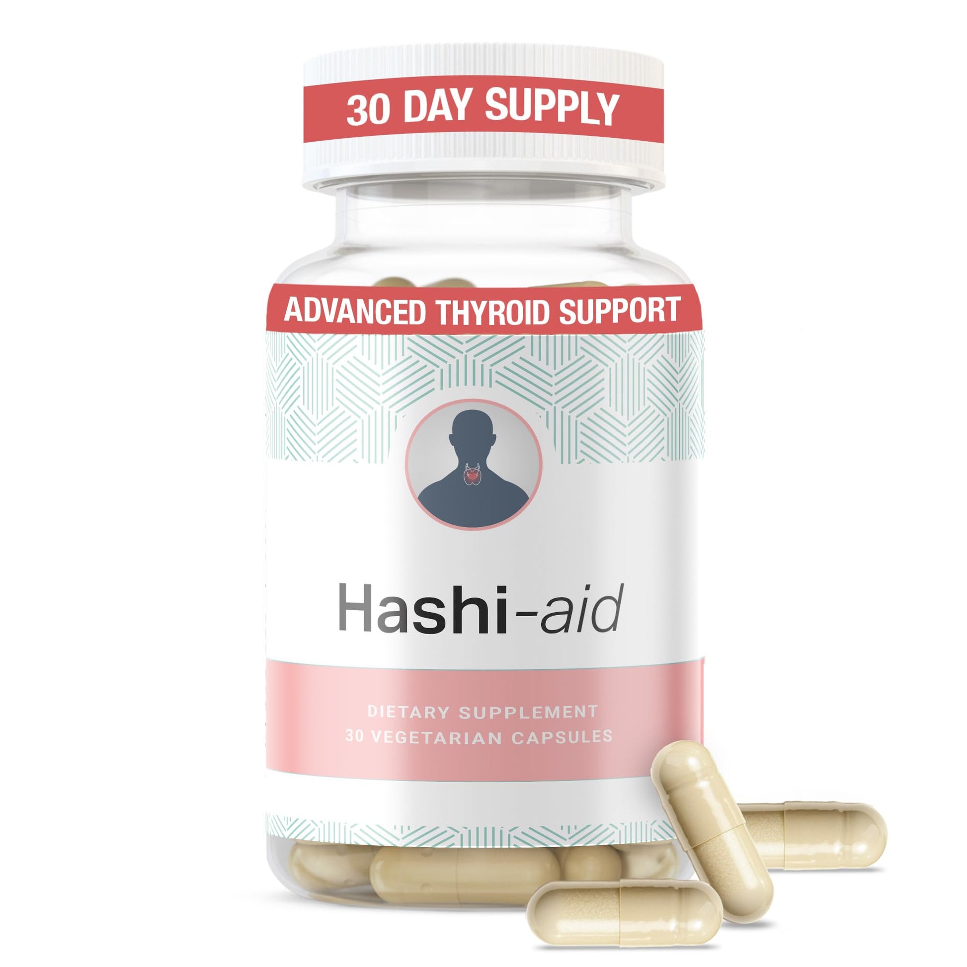 IBDassist Hashi Aid Thyroid Support for Women & Men 30 Capsules