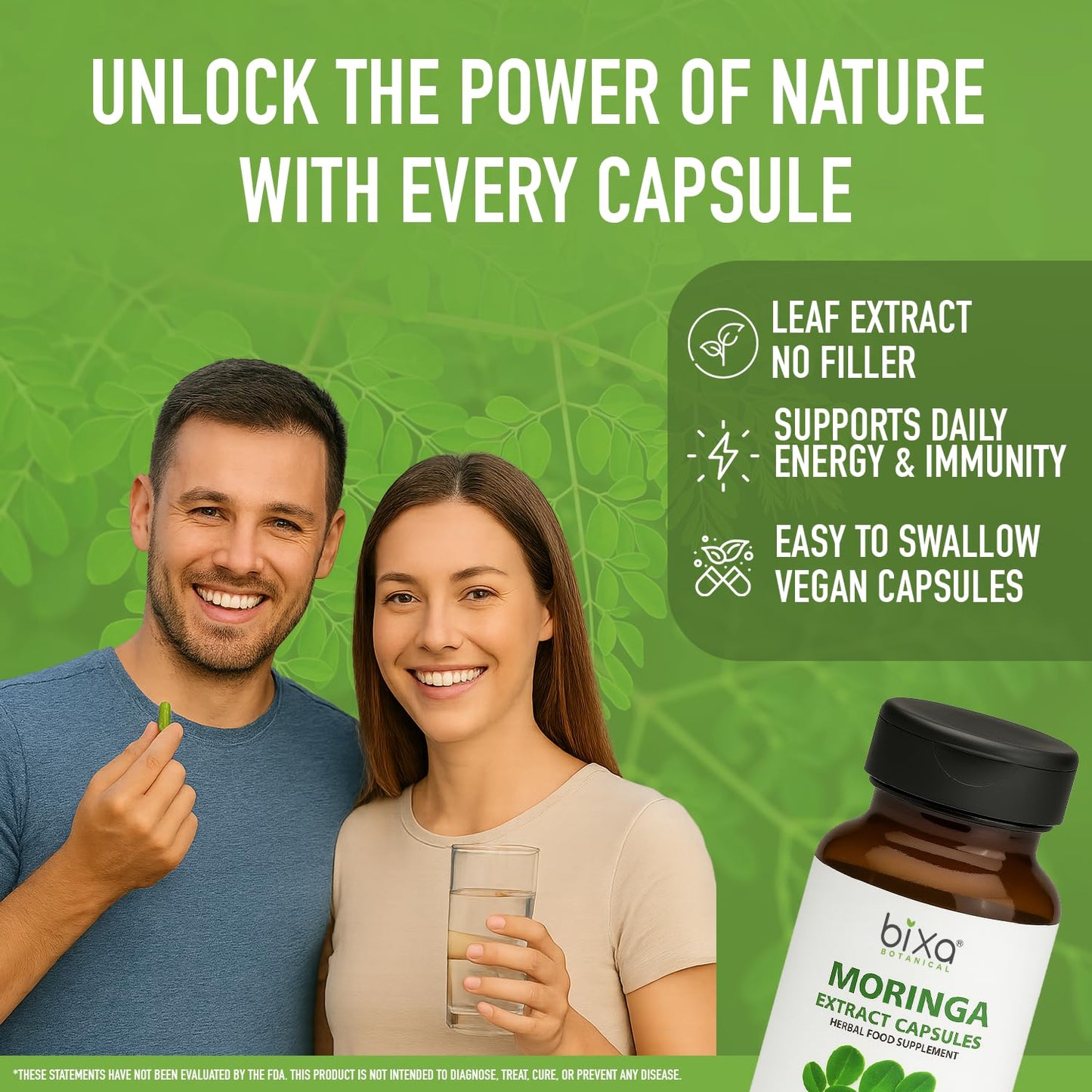bixa BOTANICAL Moringa Leaf Extract Capsule 120 Capsules