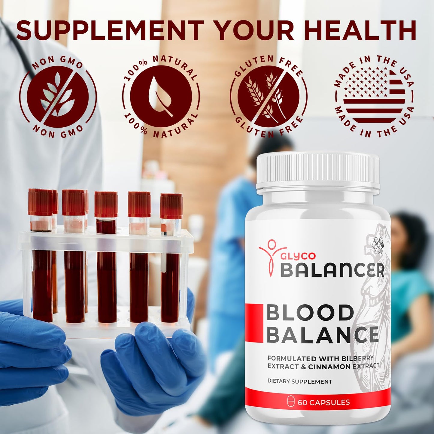 MJO Glyco Balancer Capsules 180 Capsules