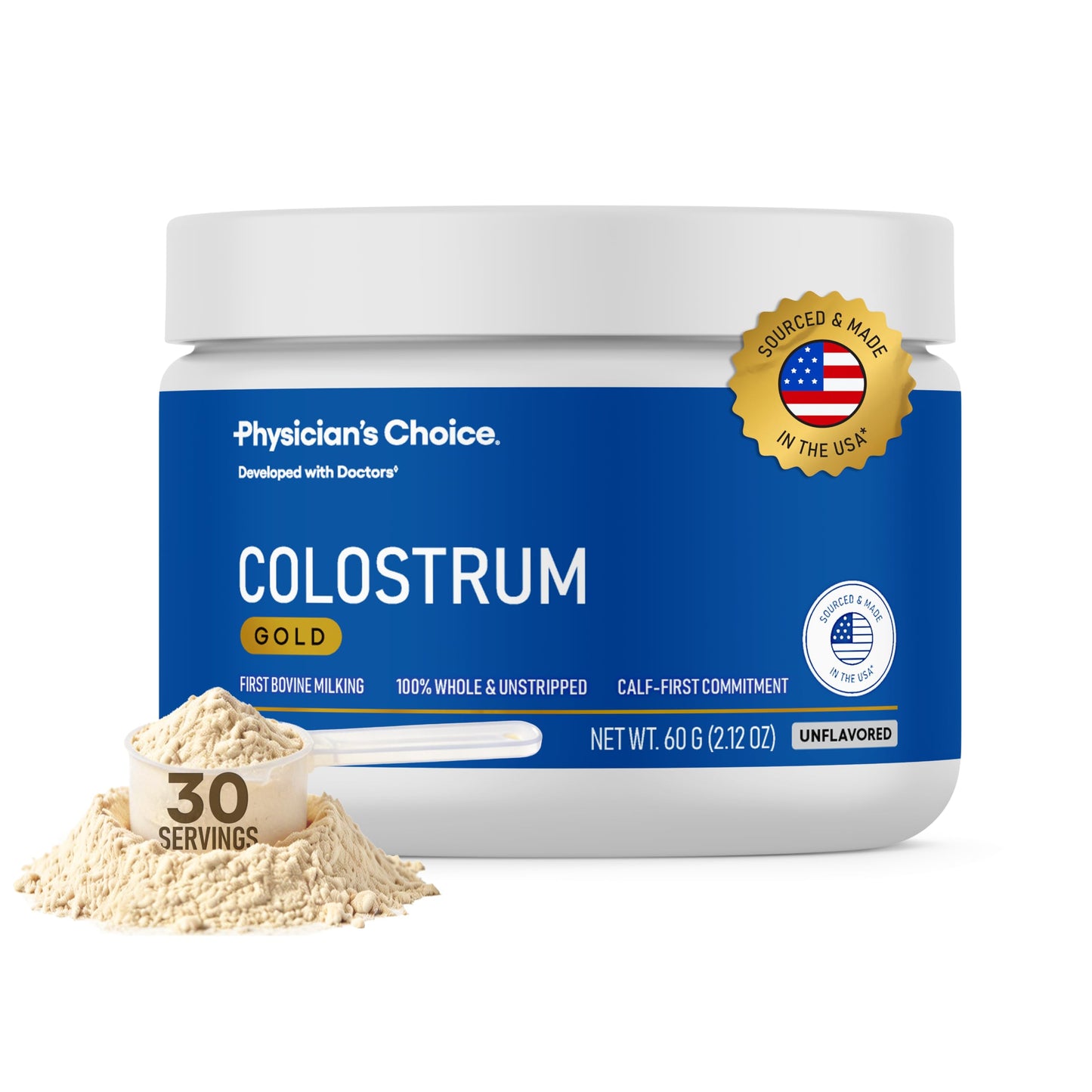 Physician's CHOICE Colostrum Gold Powder 2.12 Ounce