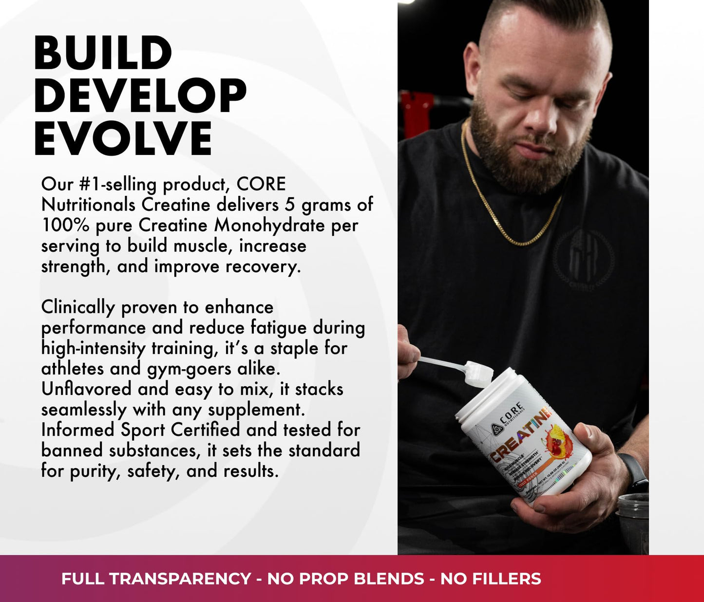 Core Nutritionals Creatine Monohydrate Powder 20