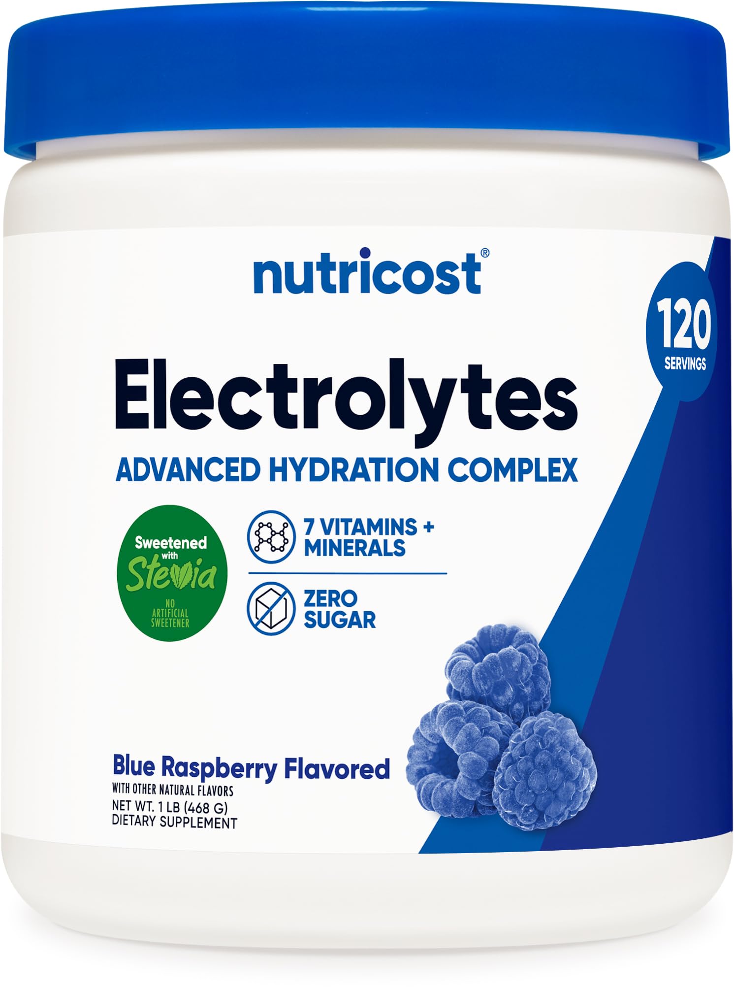 Nutricost Electrolytes Complex Powder (Blue Raspberry) 16.5
