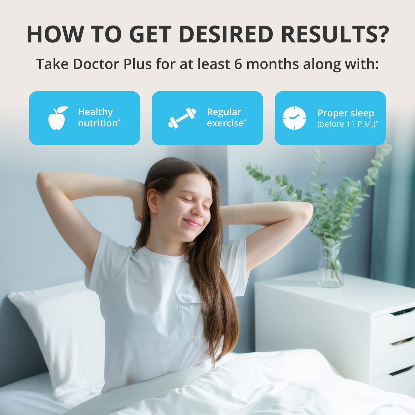 NuBest Doctor Plus with Calcium, Vitamin D3, Vitamin K2 (MK7), Magnesium Capsules, 60 Capsules