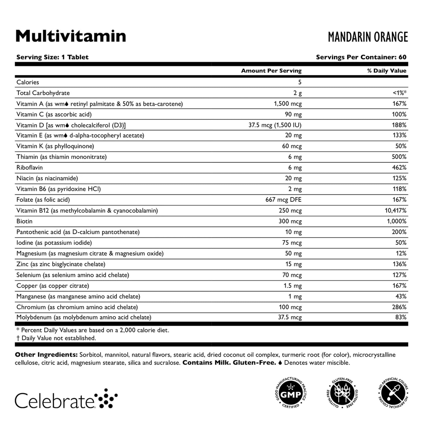 Celebrate Bariatric Supplements Bariatric Multivitamin Chewable Tablet, 180 Tablets