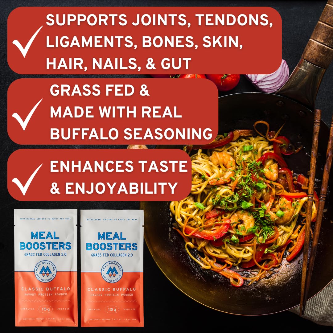Meal Boosters Savory Buffalo Protein Powder 8.4 oz