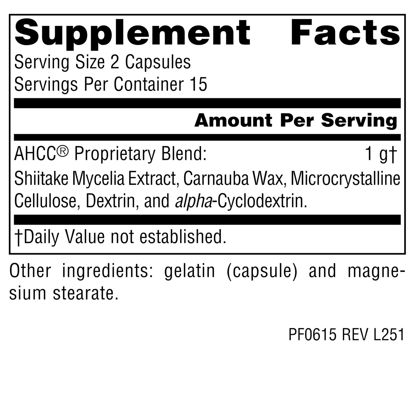 Planetary Herbals AHCC Capsule 30 Capsules