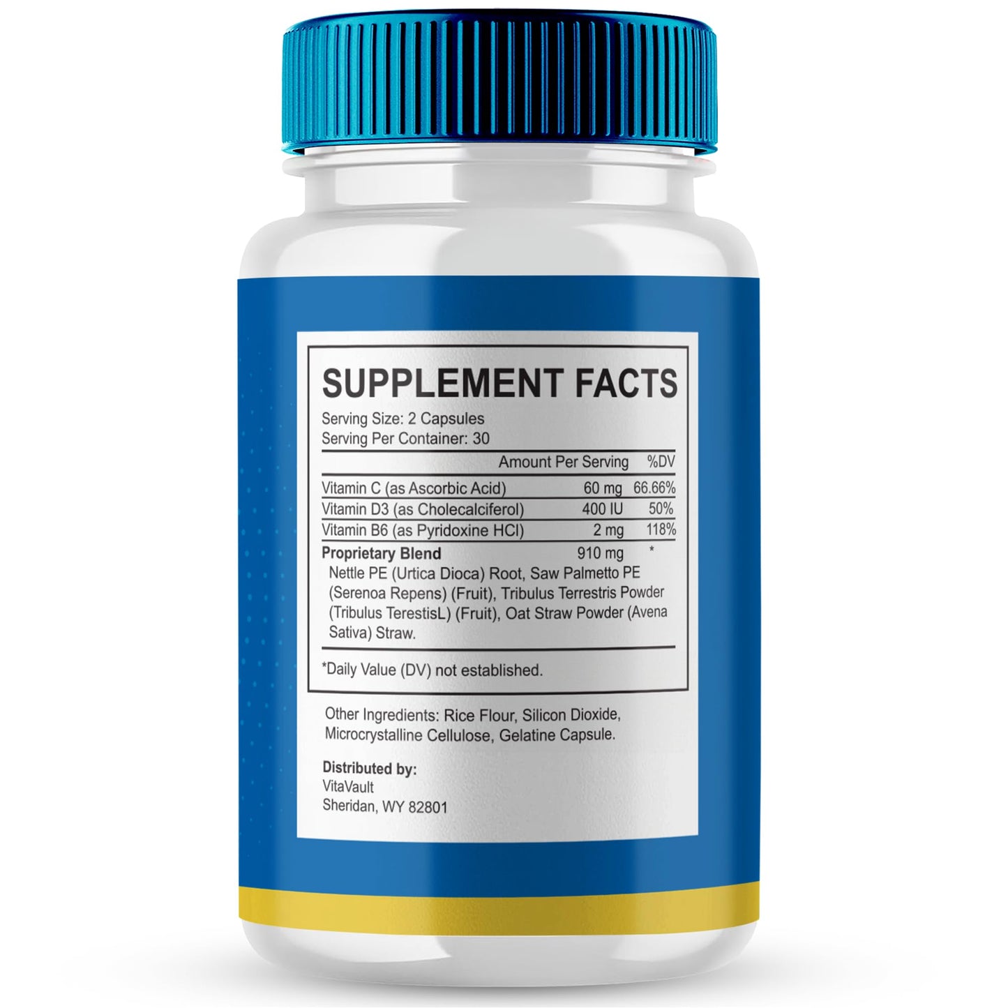 Vitavault Jertaris Prostate Health Supplement Capsules, 300 Capsules