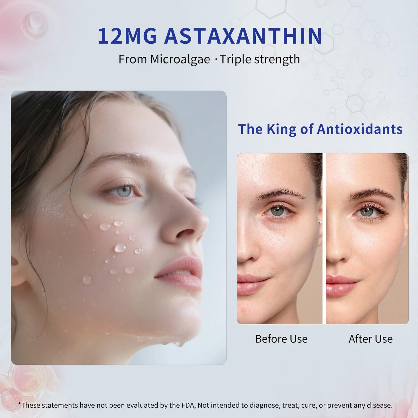HUXINSK Astaxanthin 12mg Softgels 240 Count