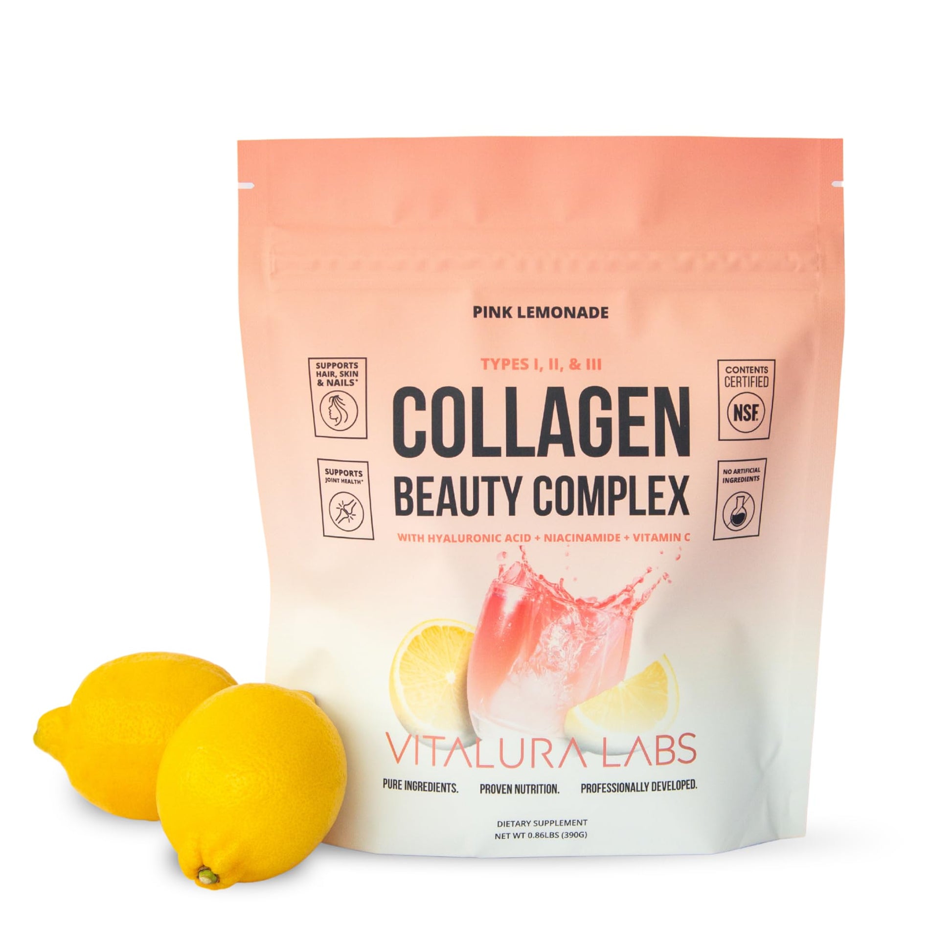 Vitalura Labs Collagen Peptides Powder 13.76 Ounce