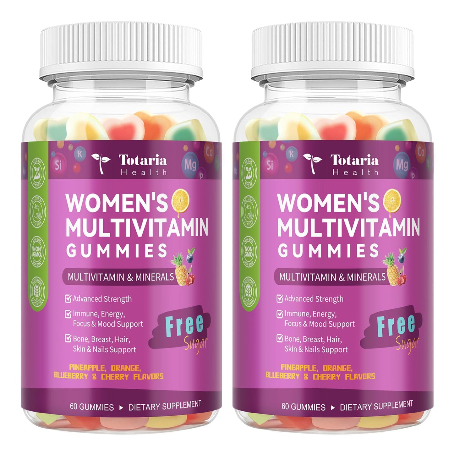 Totaria Sugar Free Multivitamin 120 Gummies