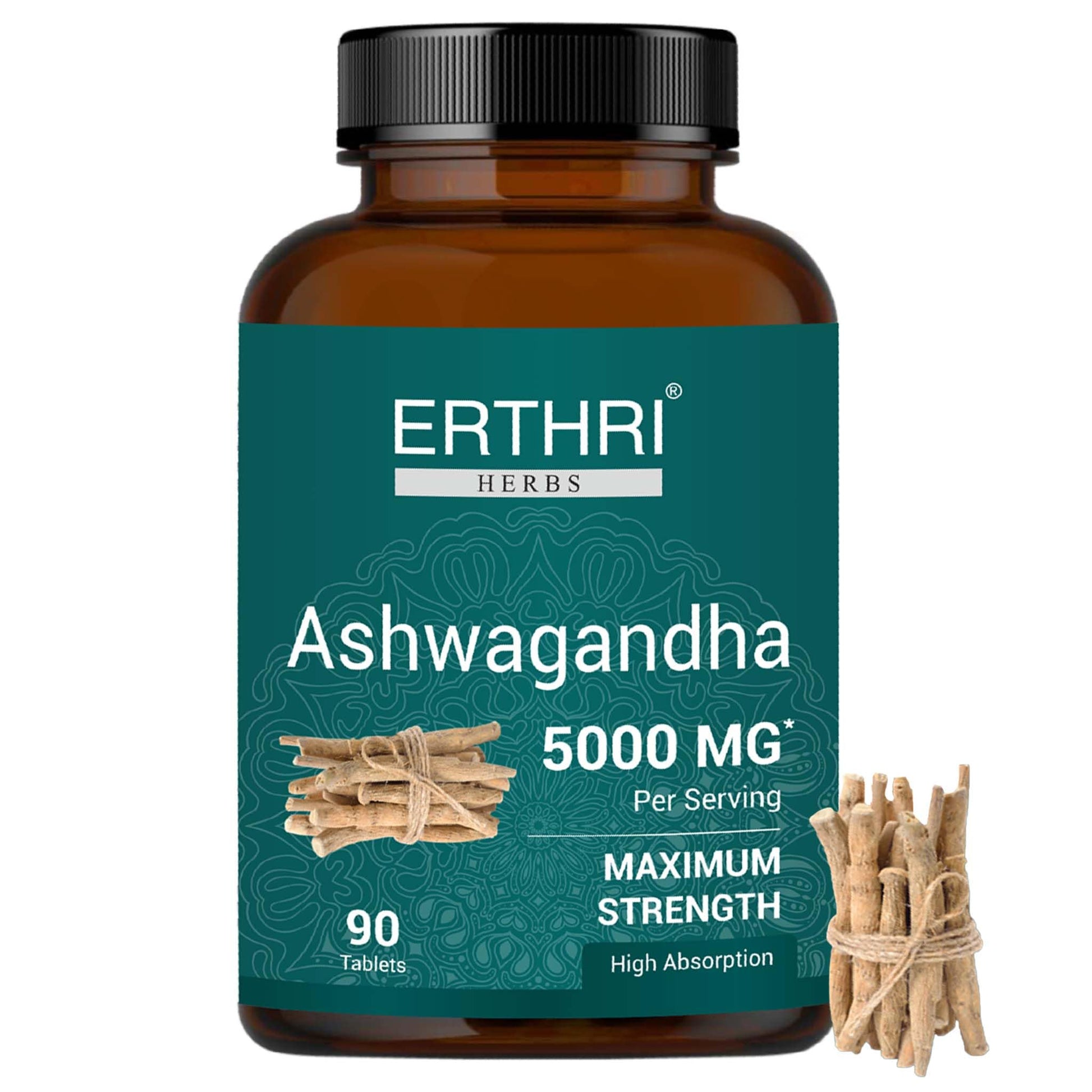 ERTHRI Ashwagandha Tablet 90 Count