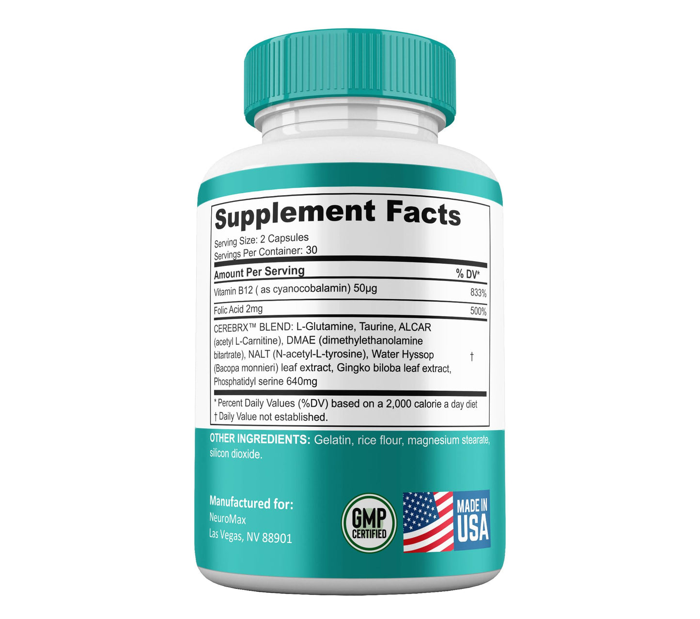 Shark Labs NeuroMax Capsules, 60 Count