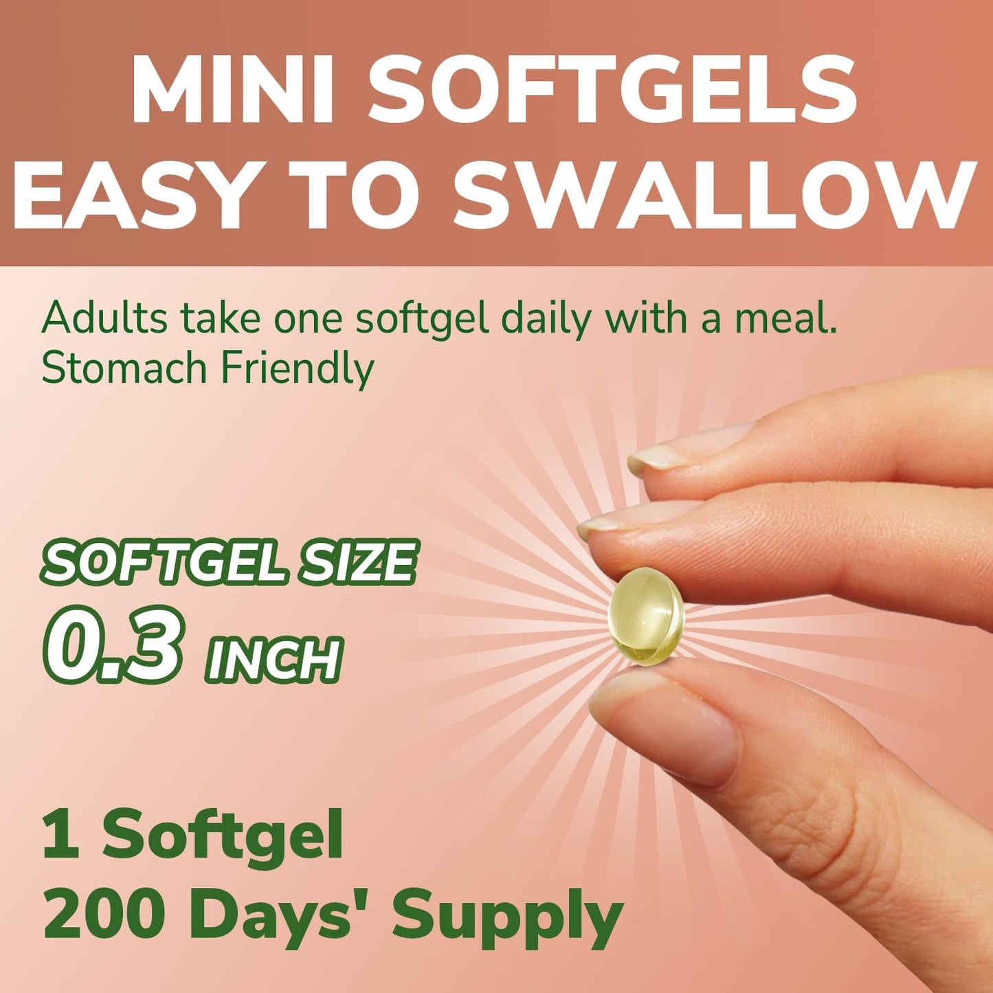 Vitalibre Odorless Garlic Oil Maximum Potency Concentrated Extract Softgels 200