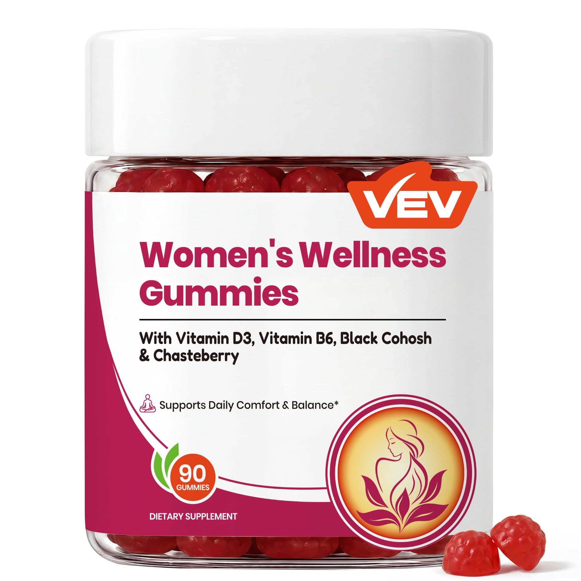 VEV Women's Wellness Gummies 90 Count