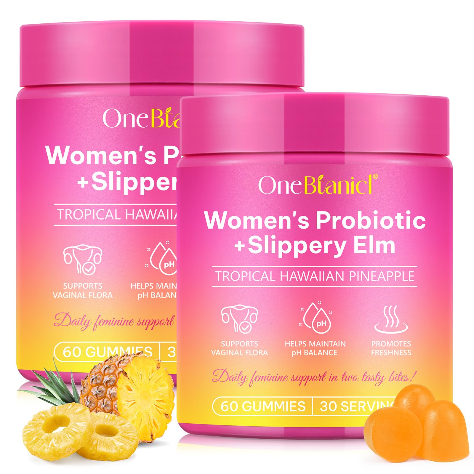 Akeeronn Feminine Probiotics Gummies, 120 Count
