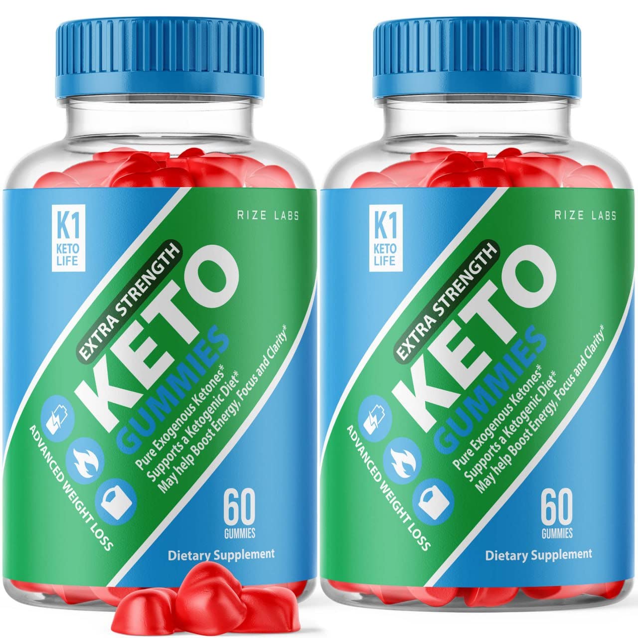 Rize Labs K1 Keto Life Gummies Advanced Extra Strength 120 Gummies