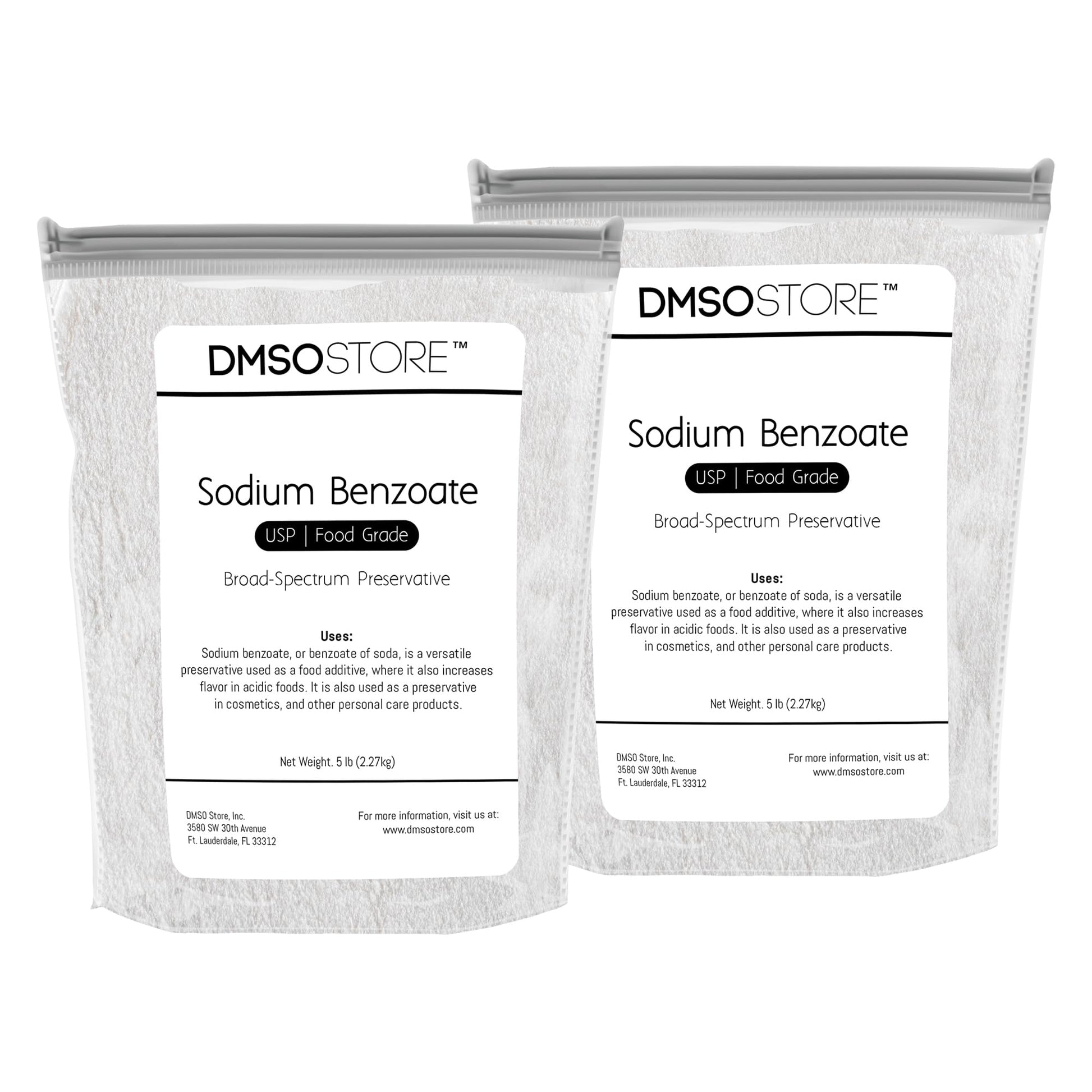 DMSOSTORE Sodium Benzoate Powder, 160 Ounce