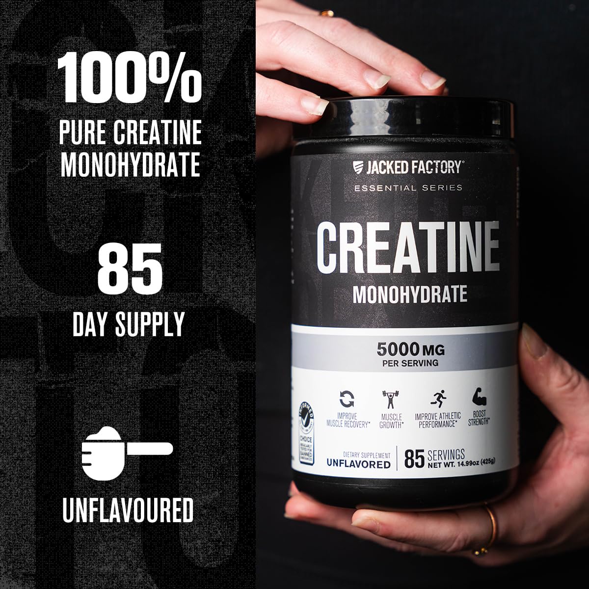 Jacked Factory Creatine Monohydrate Powder 20.7
