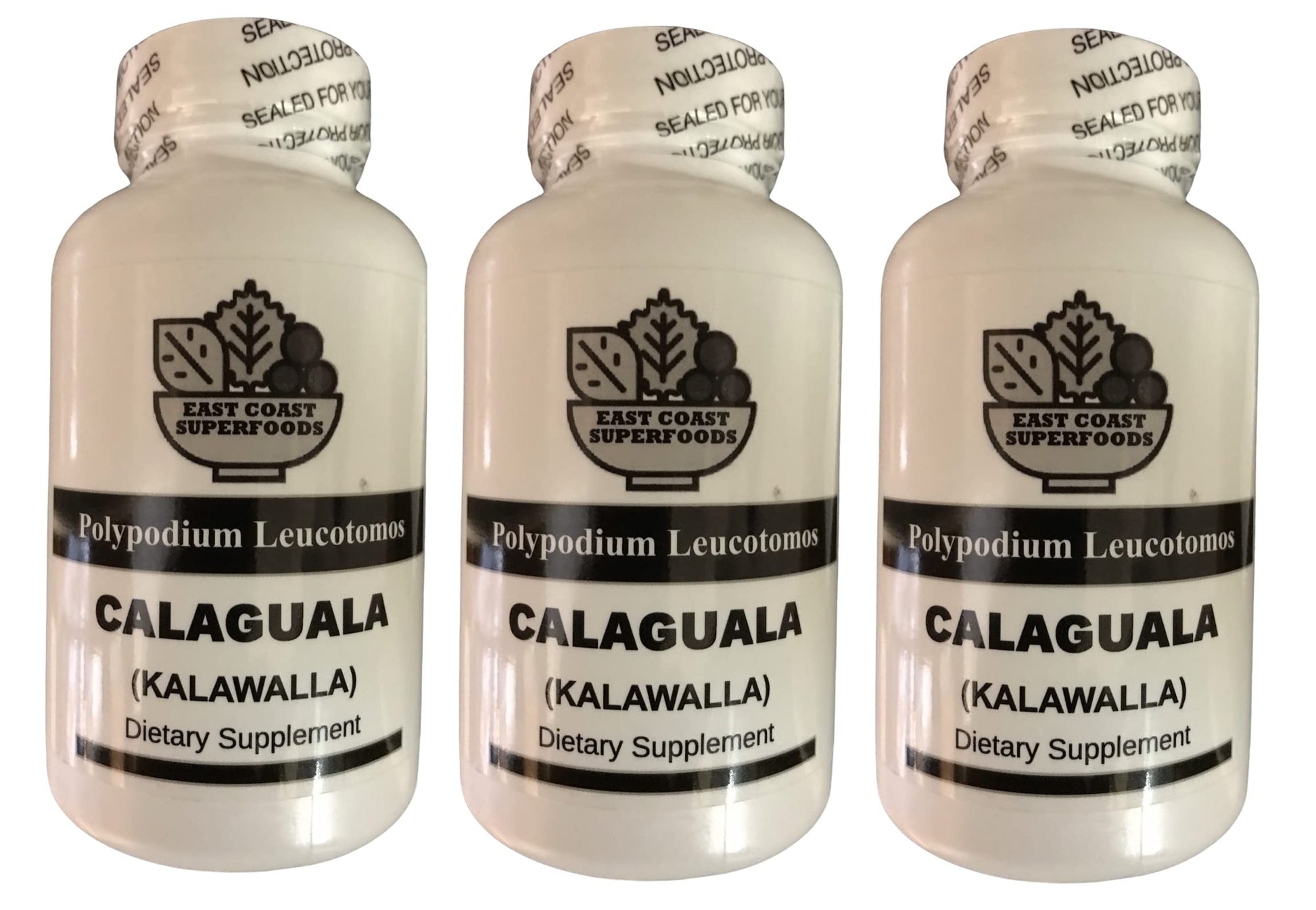 Generic Calaguala 500 mg Polypodium Leucotomos Capsules, 100 Count