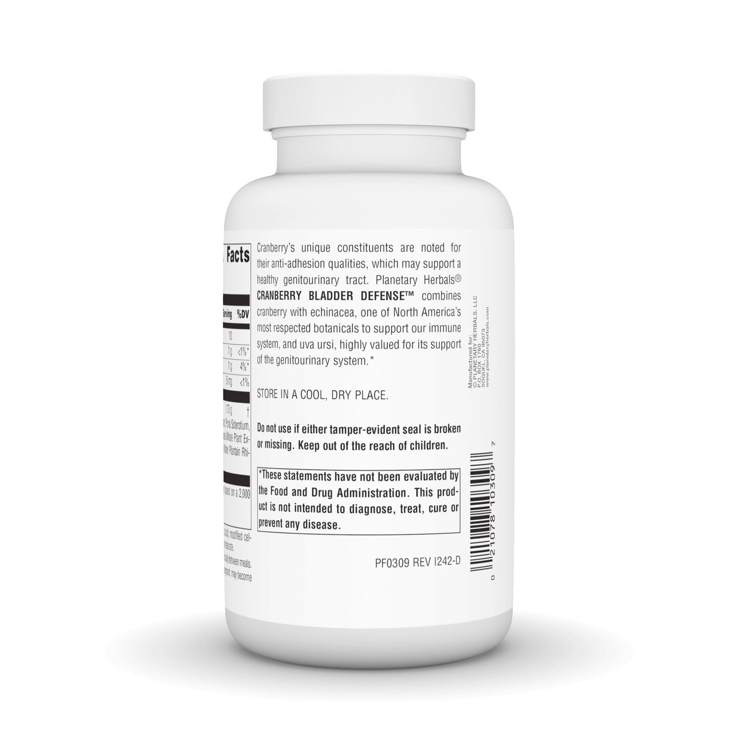 Planetary Herbals Cranberry Bladder Defense 865mg Tablet, 120 Tablets