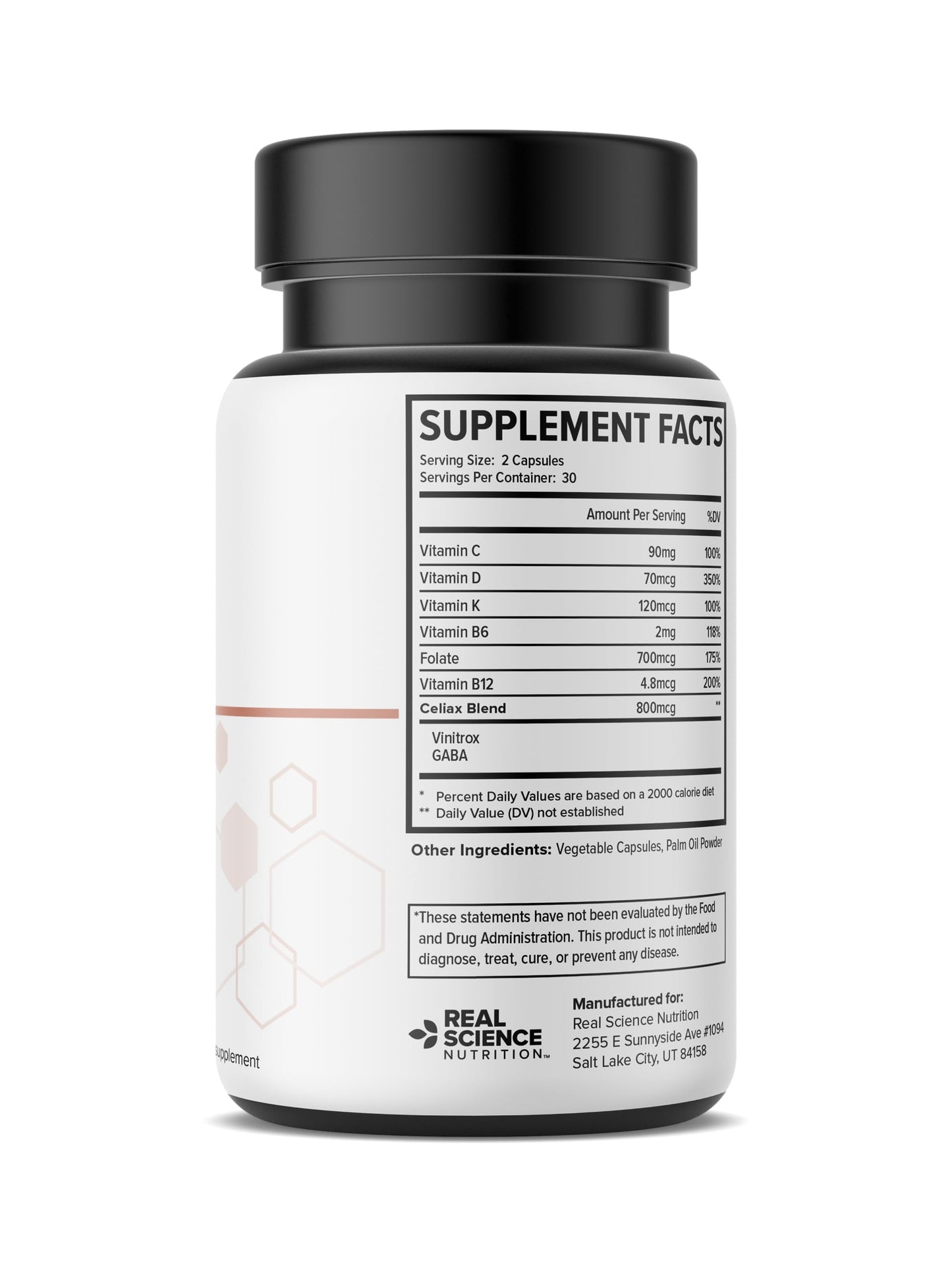 Real Science Nutrition Celi-Act 60 Capsules