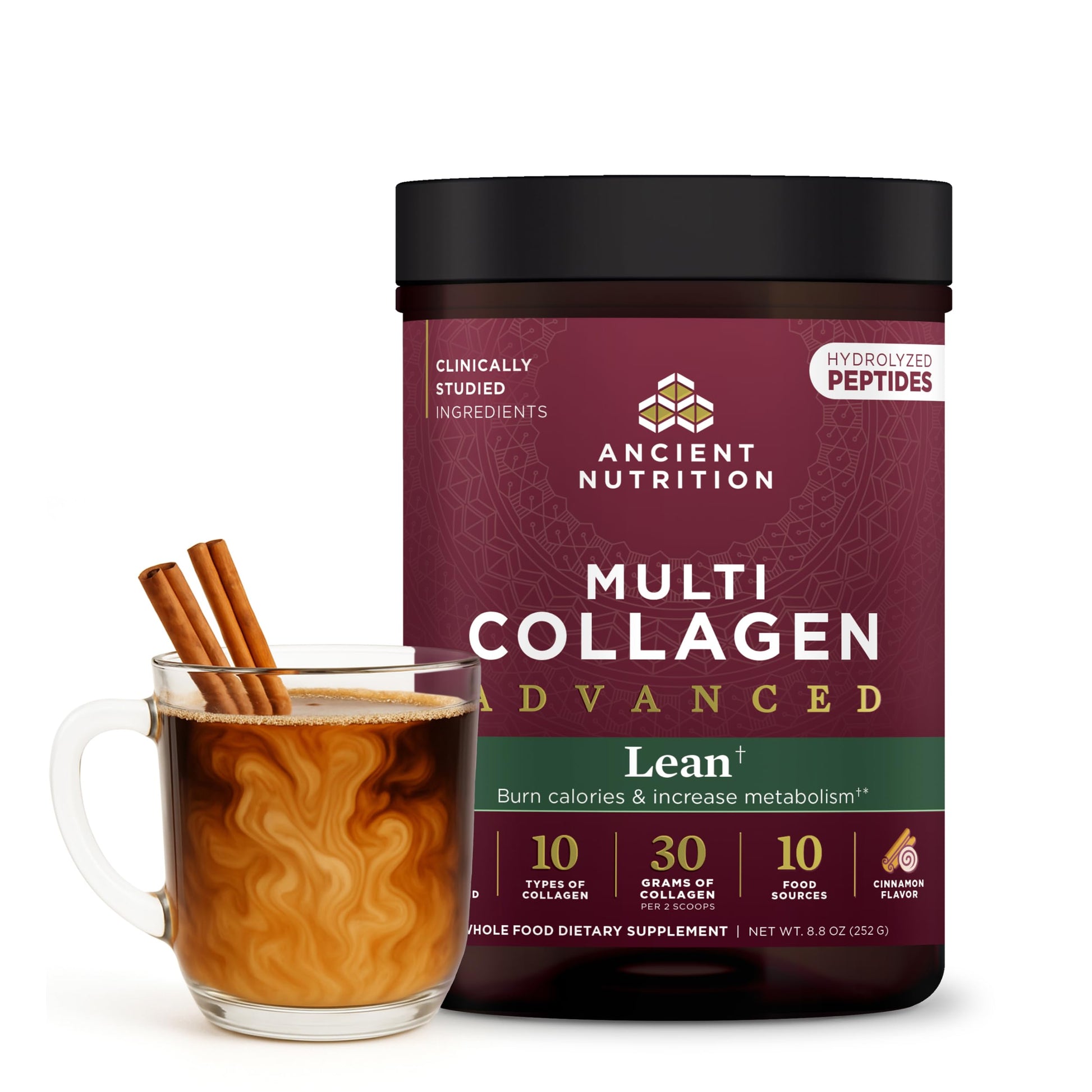 Ancient Nutrition Advanced Hydrolyzed Collagen Peptides Powder, 14 Servings