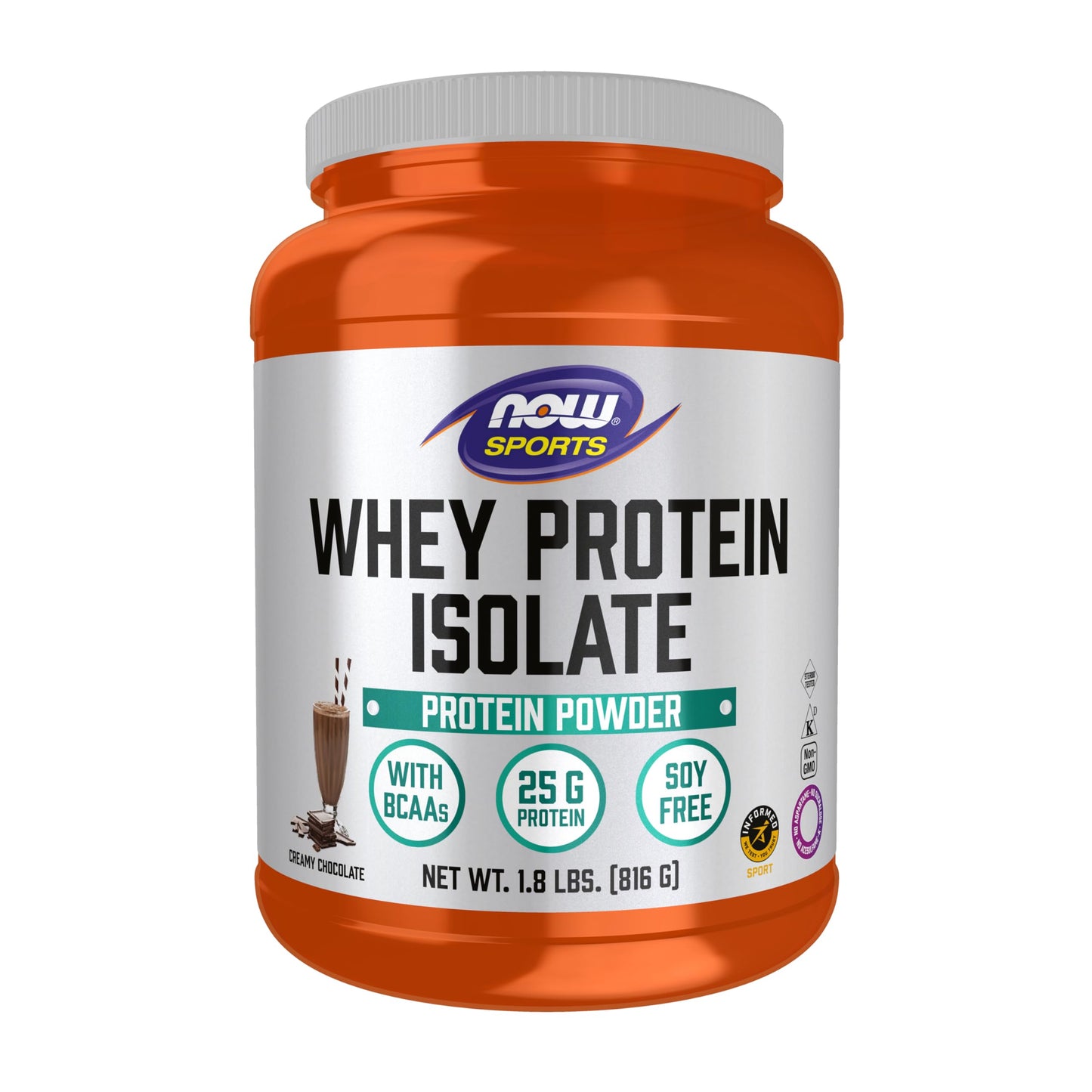 NOW Foods Whey Protein Isolate Powder, 28.8 oz