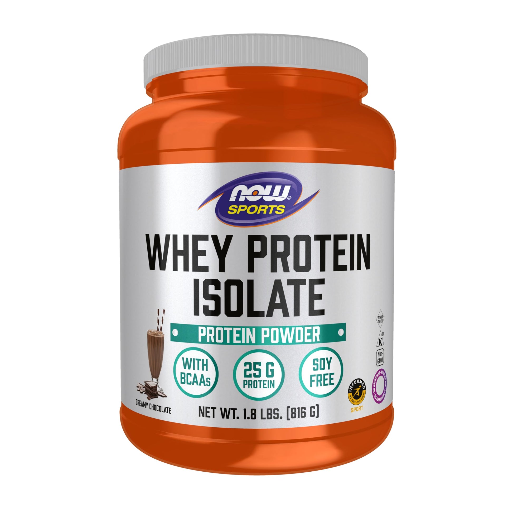 NOW Foods Whey Protein Isolate Powder, 28.8 oz