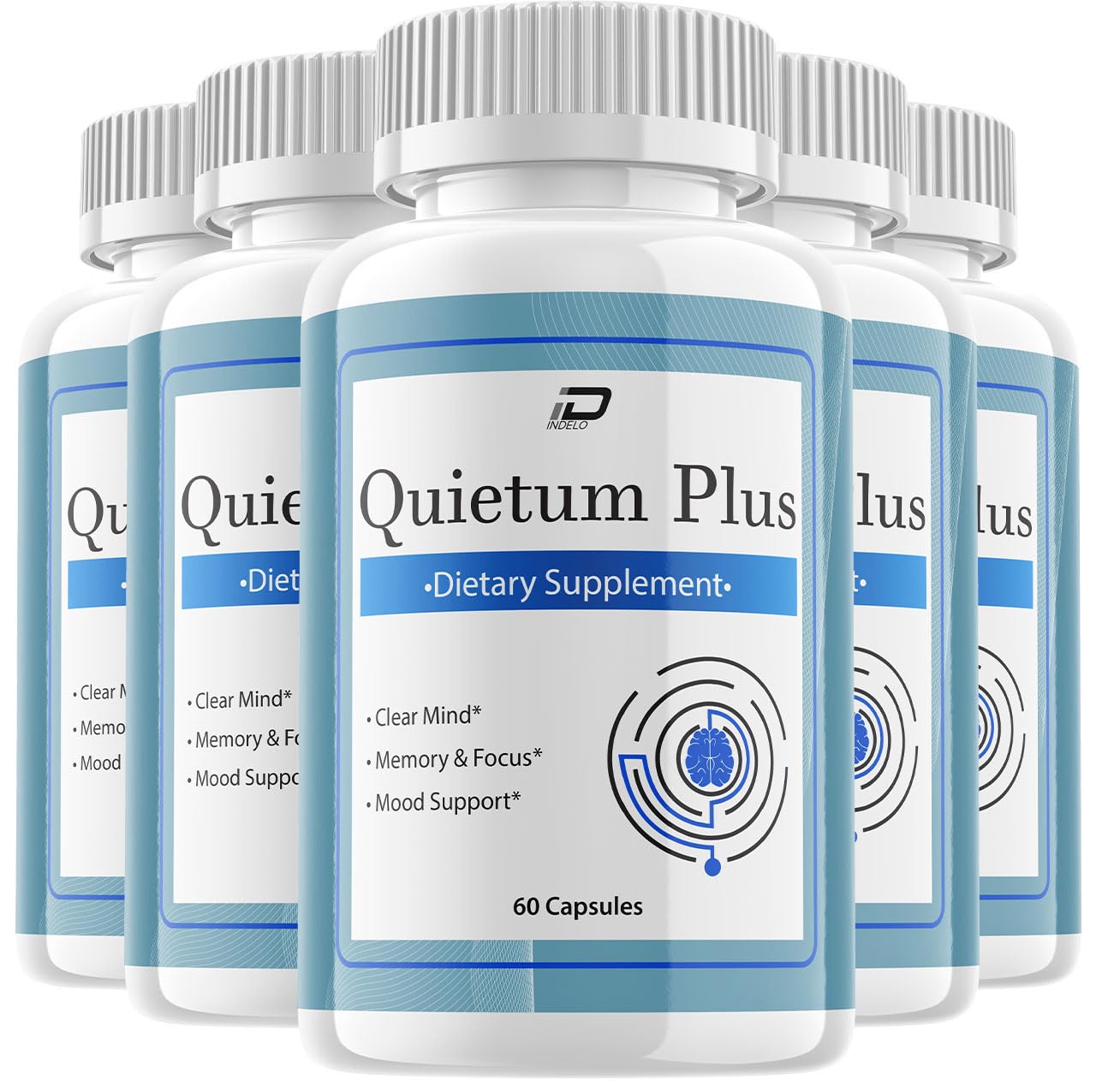 Indelo Quietum Plus Brain Supplement Capsules 300 Capsules
